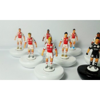 Subbuteo Andrew Τable Soccer Ajax 2017-2018 on Classic Hasbro Bases